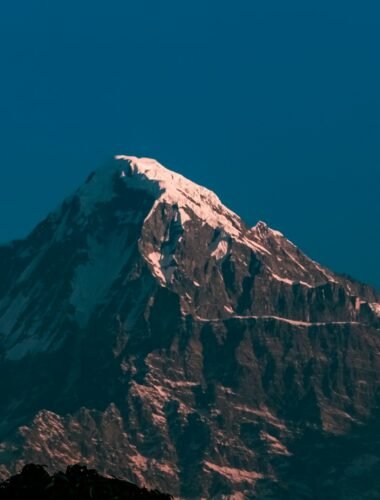 View of Dhaulagiri (8,167 m) Mountain