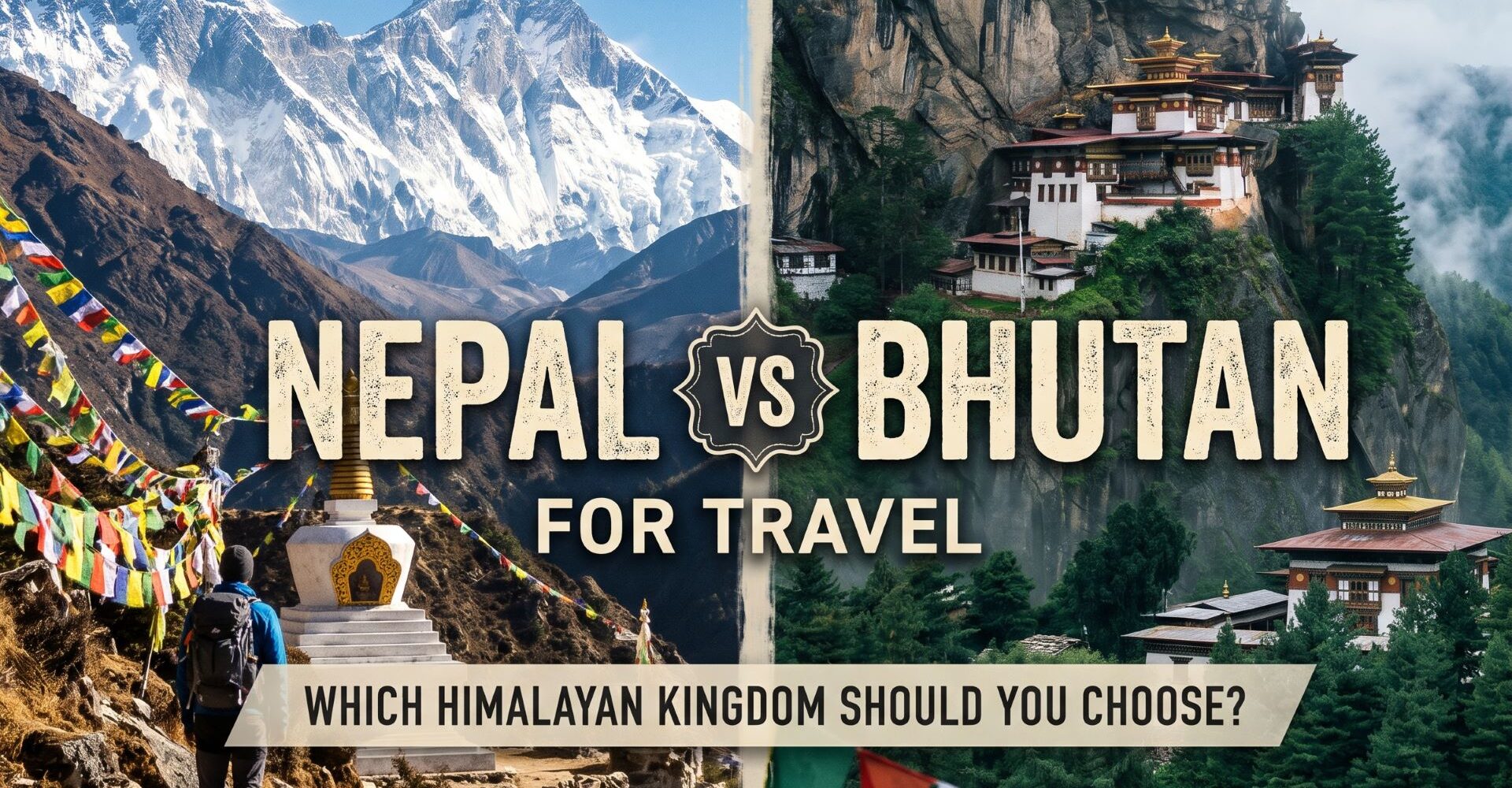 Nepal vs Bhutan travel