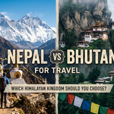 Nepal vs Bhutan travel